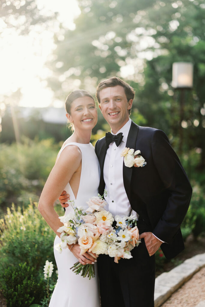 Austin wedding photographer capturing bride and groom portraits at a Texas Hill Country venue