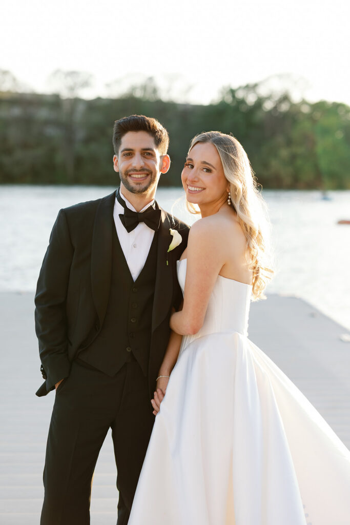 Austin digital and film wedding photographer Brittney Welch capturing wedding day portraits