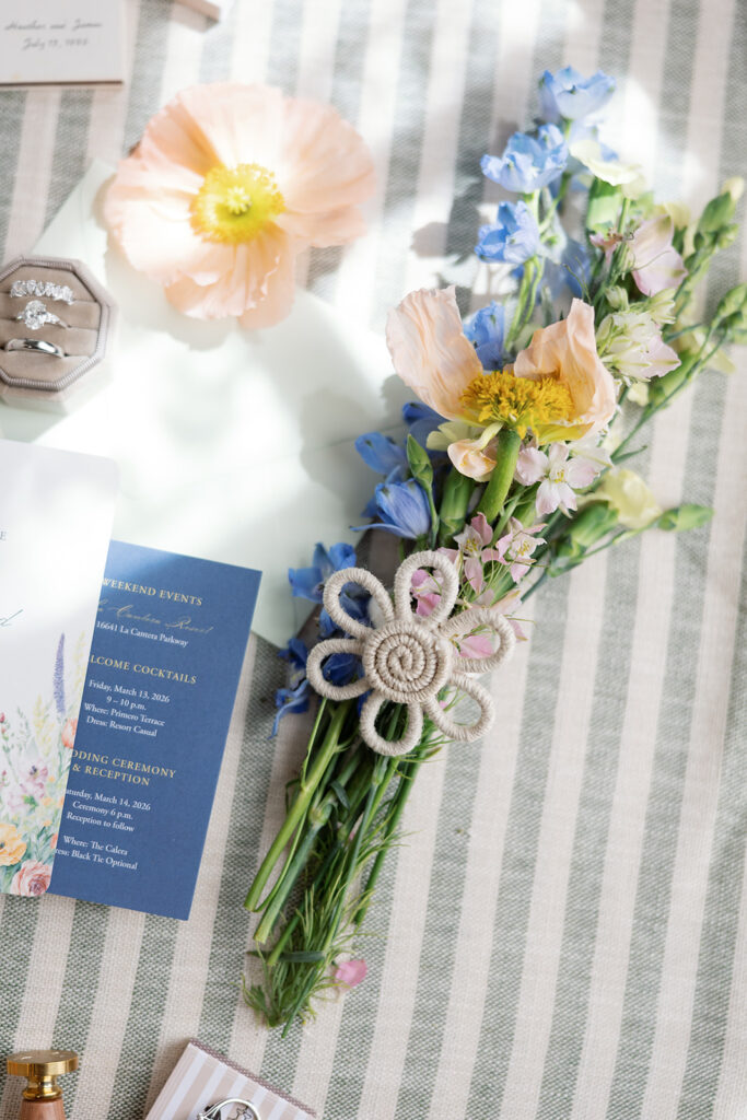 Wedding invitation suite for La Cantera Resort & Spa wedding