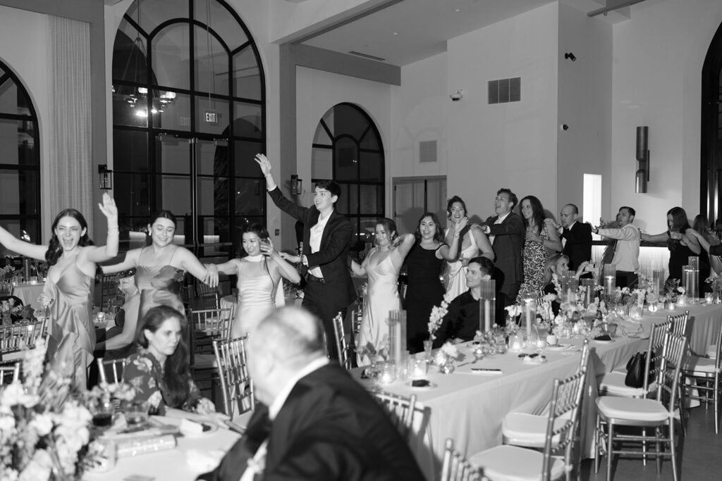 Guests dancing at La Cantera Resort & Spa wedding reception