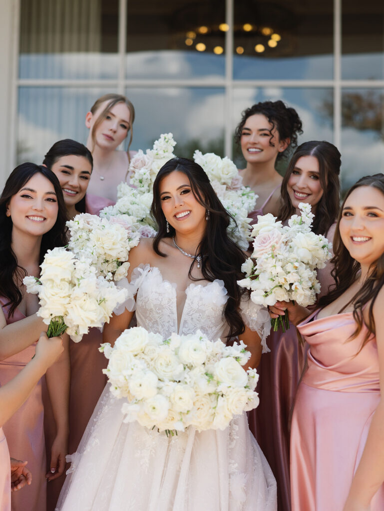 Bridal party portrait at Signia by Hilton